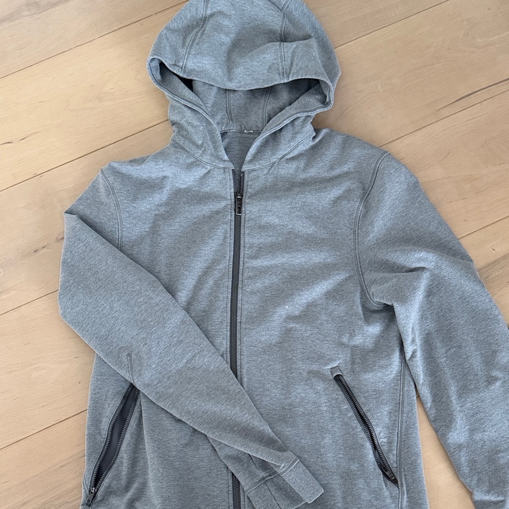 lululemon athletica Gray Hooded Jacket